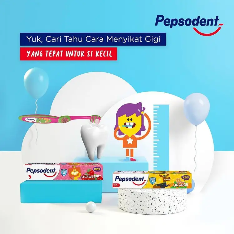 Pepsodent Kids Sikat Gigi Extra Soft 4