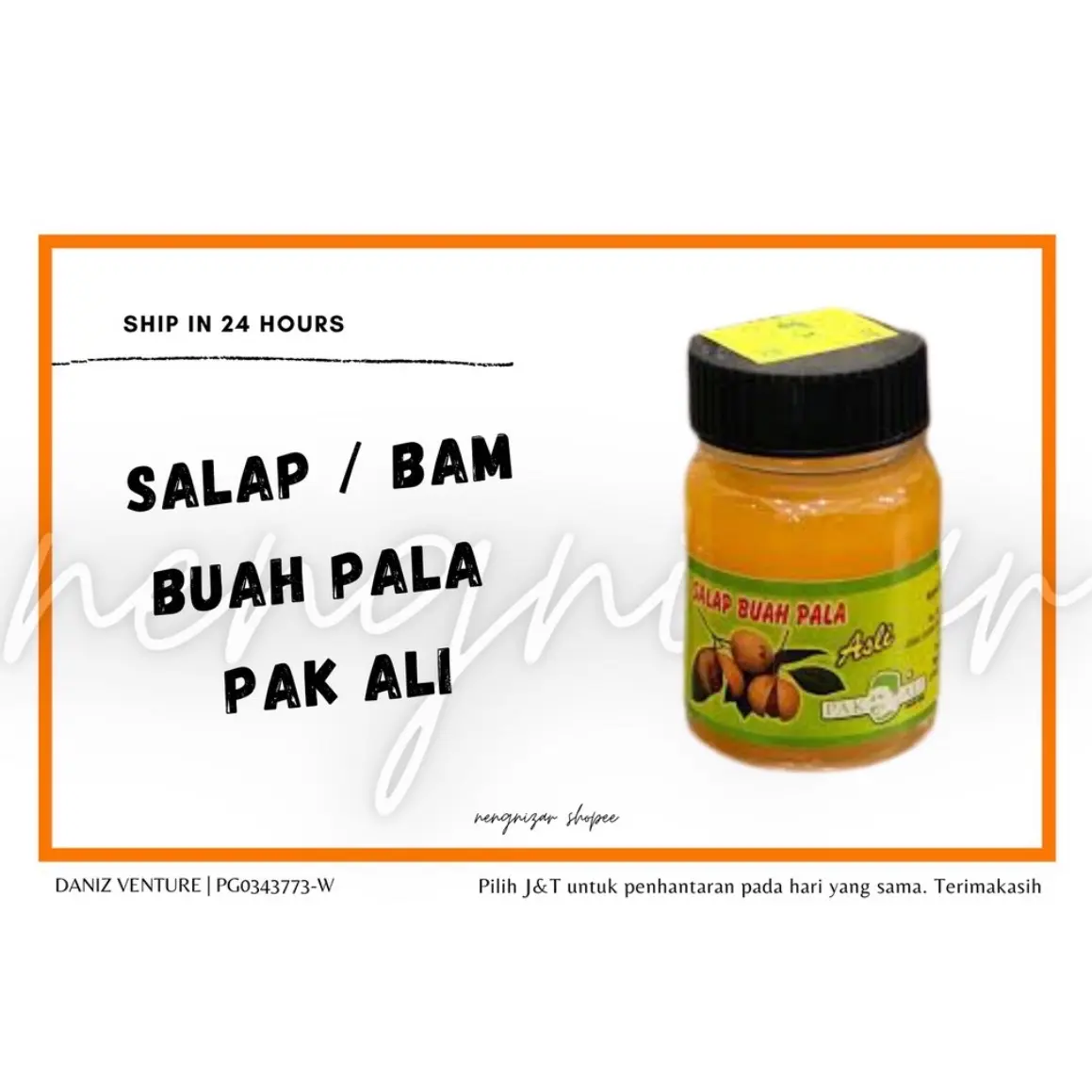 Salap/Bam Buah Pala Pak Ali