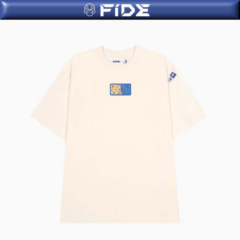 Áo thun FIDE TEDDY phông unisex form rộng local brand nam nữ cổ tròn oversize - AT110 Menswear Cotton