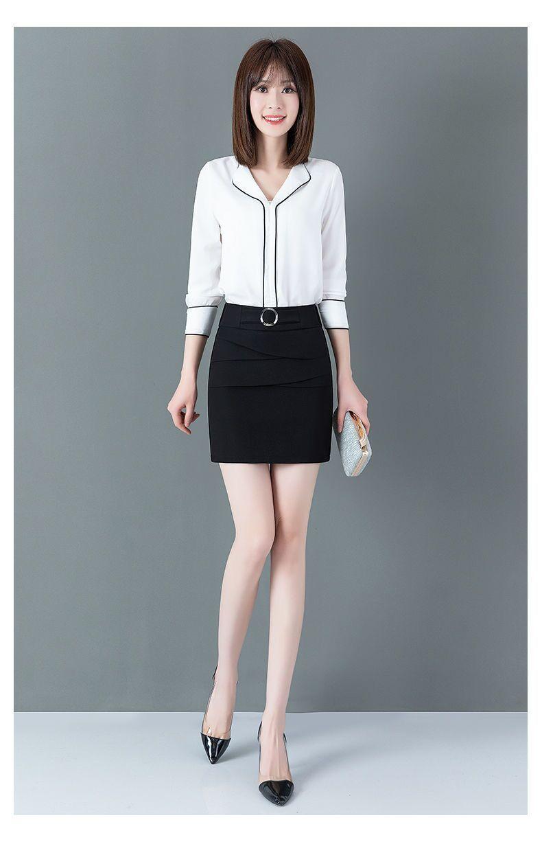 Product Introduction of Chân Váy Ngắn Cho Nữ, Cạp Cao, Co Giãn, Chân Váy Bodycon Dễ Phối Đồ Thích Hợp Cho Mùa Xuân Và Mùa Hè, Màu Đen Chuyên Nghiệp, Chân Váy Bó Sát Hàng Mới Về Năm 2024 15