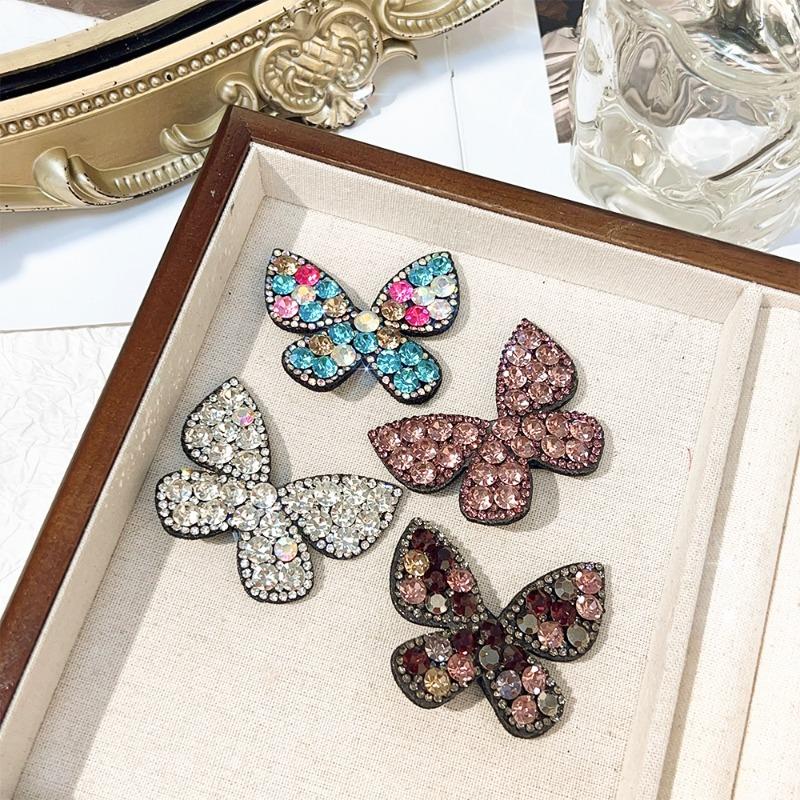 Product Introduction of Sweet Cool Butterfly BB Clip Fashion Shining Personalized High Quality Hairpin Exquisite Light Luxury Advanced Sense Gifts Headwear 22