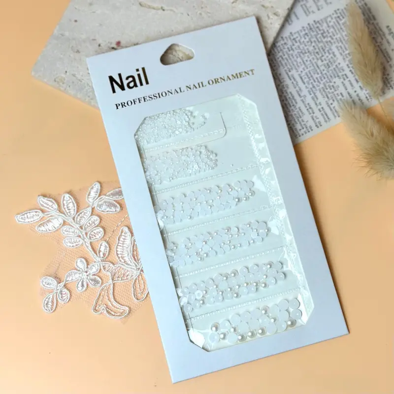 Phụ kiện trang trí nail Túi Trai nửa , túi chia size , mix size 1