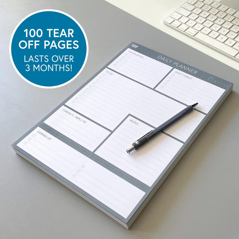 Daily Planner Desk Pad by Clear Mind Concepts – A4 Size 3
