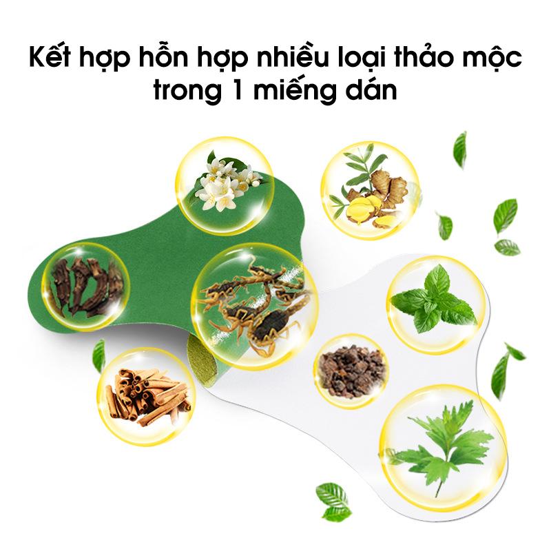 Miếng Dán Ngải Cứu COMBO 12 MIẾNG  Giảm Đau Vai Gáy Hiệu Quả Nhất - Hàng Nội Địa Trung 1