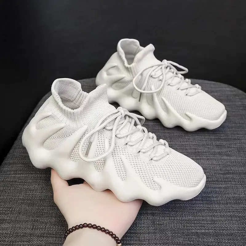 Octopus Women's Shoes 2023 New Summer Fly-Knit Sneakers Breathable 450 Casual Shoes Korean Running Shoes for Women