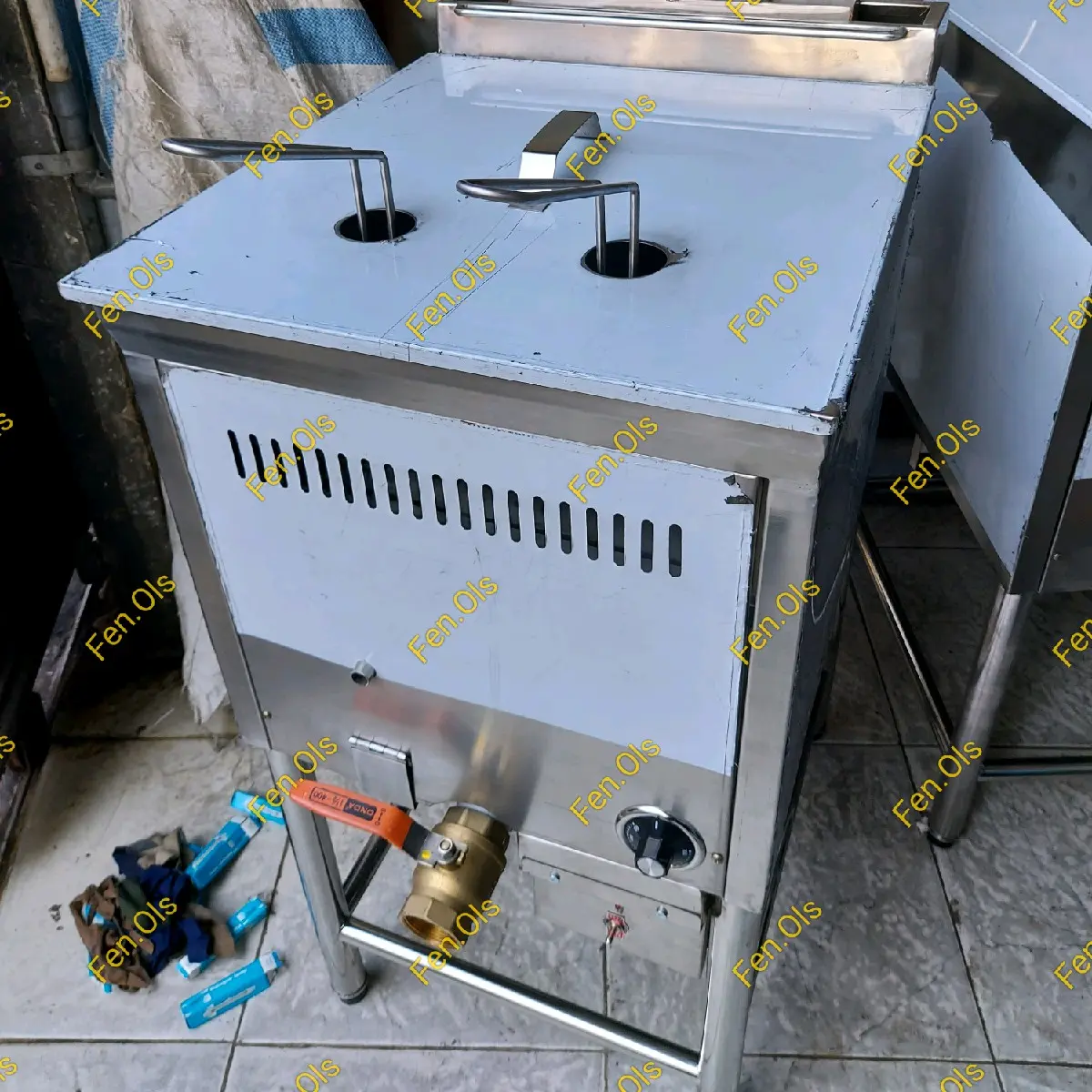 Deep Fryer 30 liter (alat penggorengan hemat gas) Stainless steel