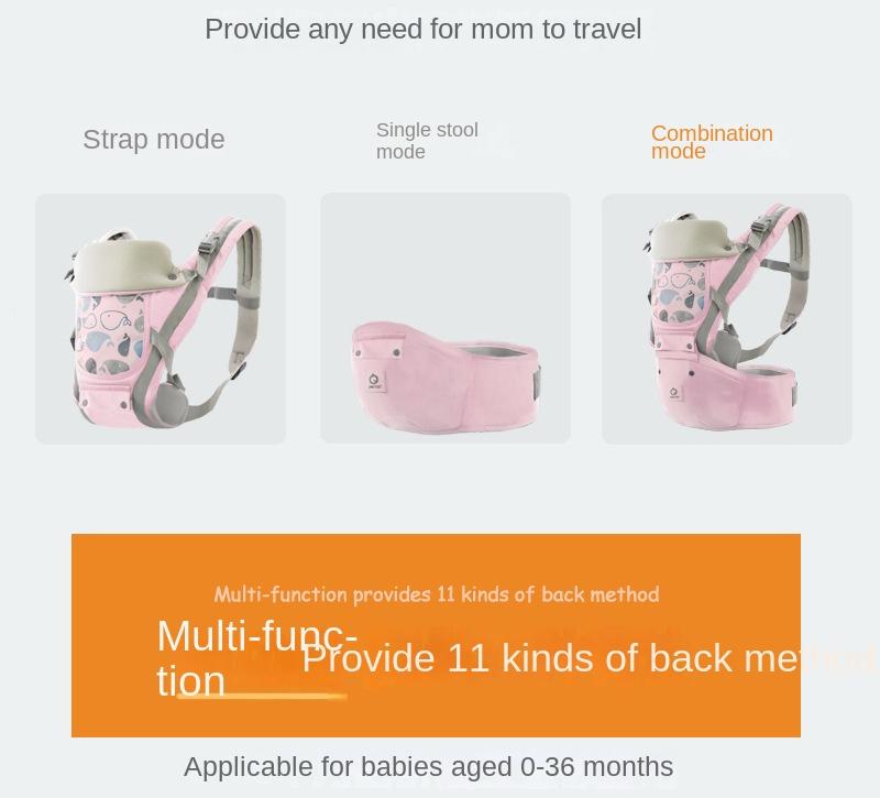 Product Introduction of Baby Waist Stool Baby Carrier Strap Hold Stool Baby Carrier 2