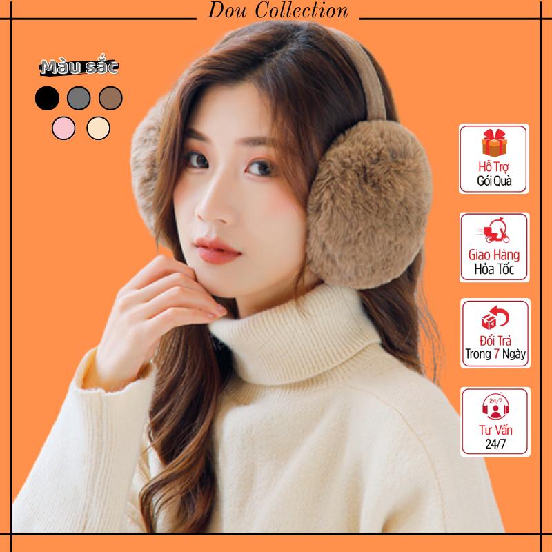 Chụp tai unisex Bịt tai bông giữ ấm hoạ tiết trơn basic phong cách Hàn Quốc dễ thương thời trang thu đông - Mã BT001