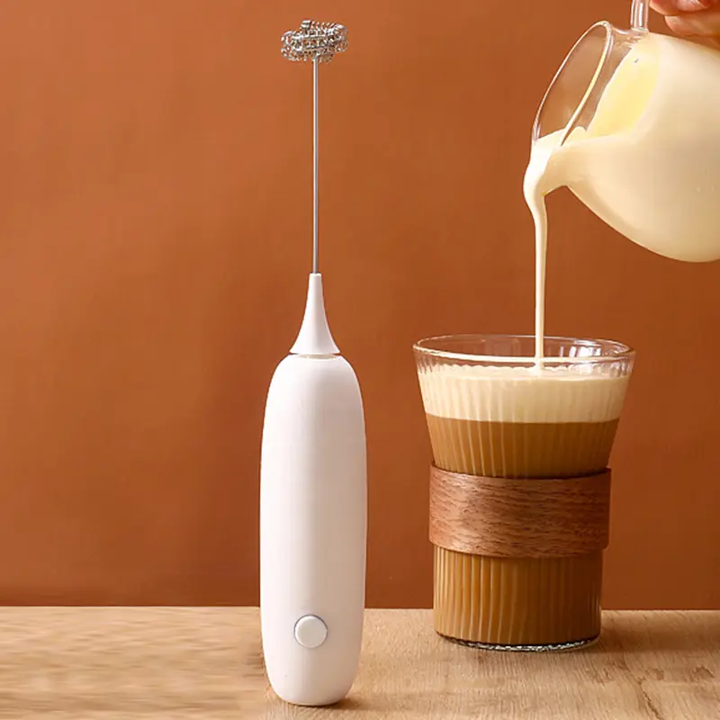Máy Pha Cà Phê Espresso Tiếng Ồn Thấp Mạnh Mẽ, Công Tắc Đẩy, Thao Tác Dễ Dàng, Máy Tạo Bọt Sữa Điện Mini Tốc Độ Cao, Máy Xay Sinh Tố, Đồ Dùng Nhà Bếp 2