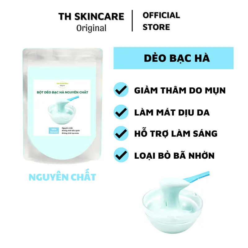 Combo 4: Bột tảo xoắn + Dẻo bạc hà + Ngũ hoa hạt 2