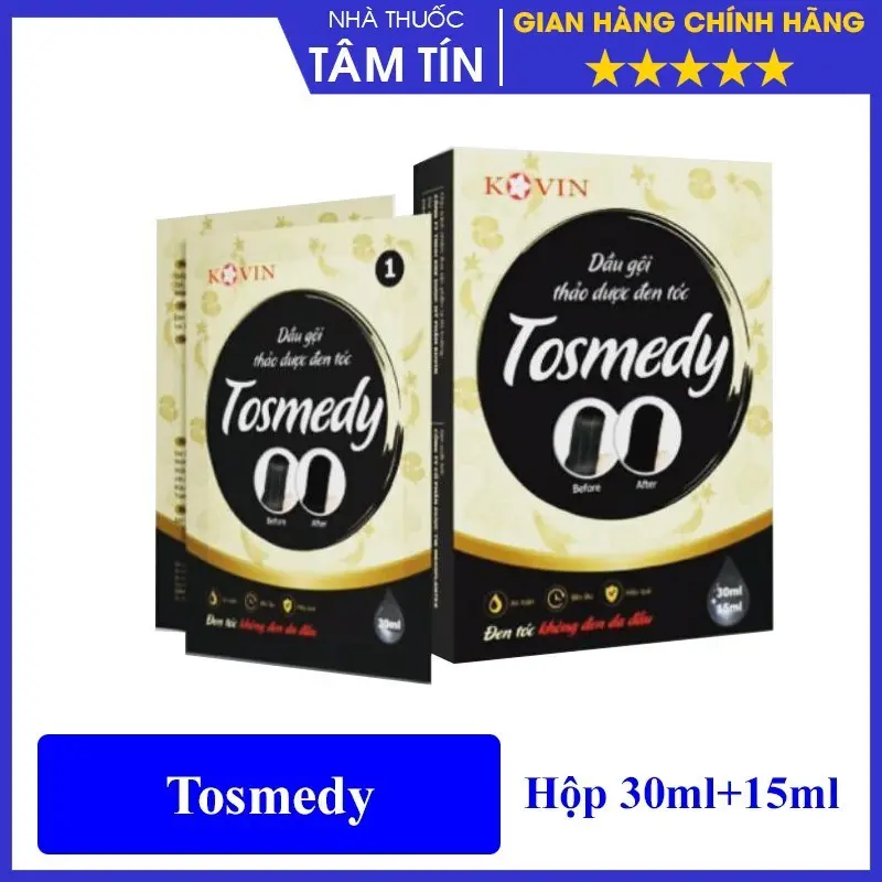 [CHĨNH HÃNG ] Dầu gội thảo dượċ đen tóc TOSMEDY Detox