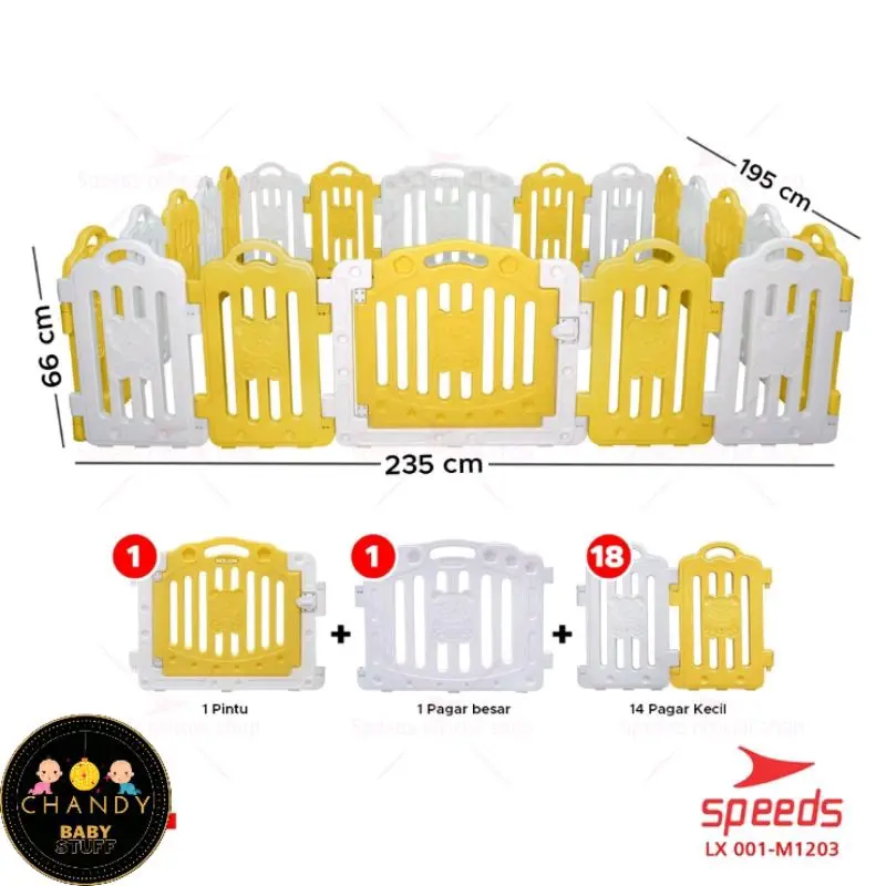 SPEEEDS M11203 PAGAR MAINAN ANAK ADA UKURAN S/M/L/XL/XXL 6