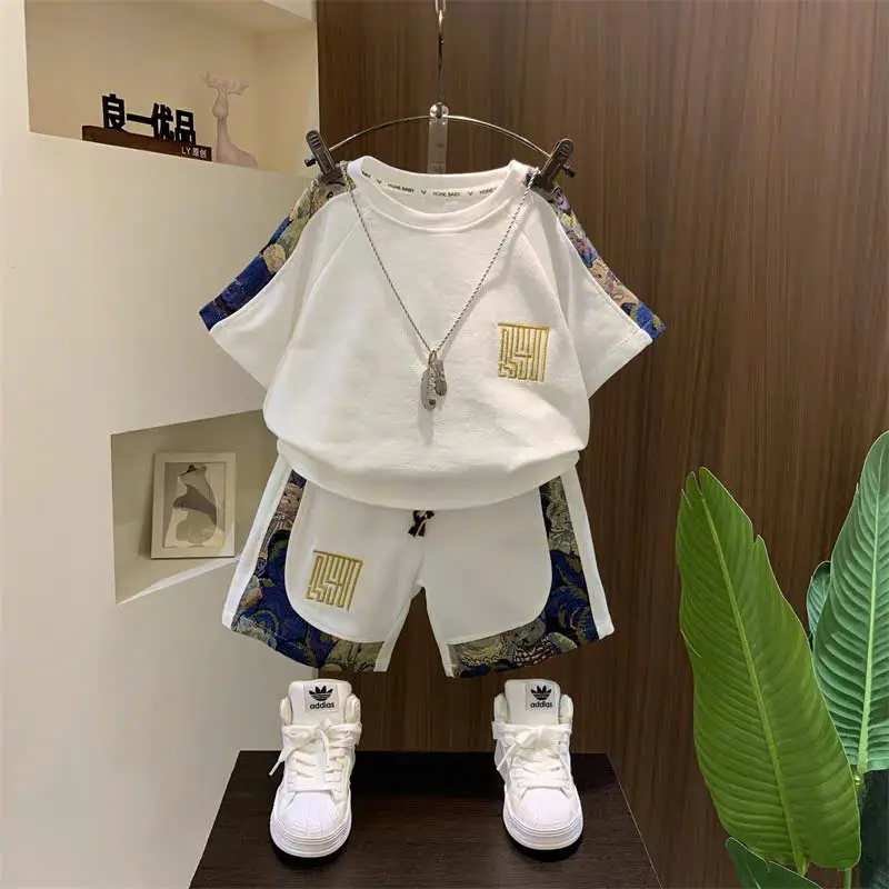 Bộ quần áo chất cotton hoạ tiết ô vuông  phong cách hàn quốc cho bé trai cực ngầu--- Mã ô vuông 0