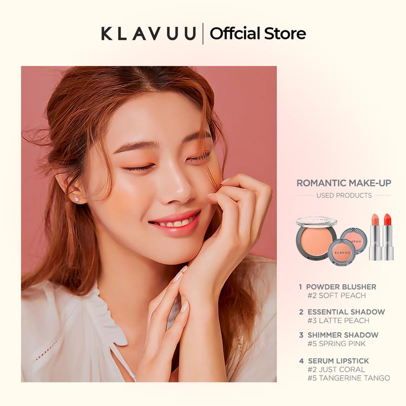 Phấn Má Hồng Trang Điểm Mịn Lì Klavuu Urban Pearlsation Natural Powder Blusher 5.5g 4