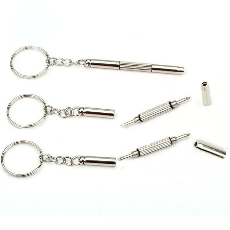 Product Introduction of Tuốc Nơ Vít 3 Trong 1, Cầm Tay, Đa Năng, Làm Bằng Thép Không Gỉ, Có Móc Chìa Khóa, Chính Xác, Dụng Cụ Mini, Dụng Cụ Thủ Công, Tuyệt Vời Làm Quà Tặng 9