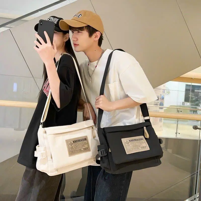 Túi Đeo Chéo XNKOPBAG Vải Canvas Phong Cách Nhật Bản