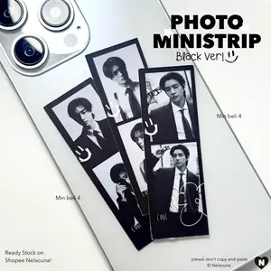 [MIN BELI 4] PHOTO MINISTRIP KPOP BLACK VER ENHYPEEN ENHA SEVENTEEEN SVTT BTTS BANGTAN NCTT ENCITI DREAM - KPOP KOREA FOTO