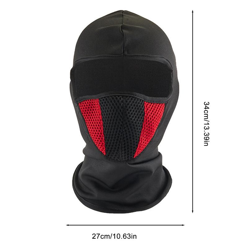 Mặt Nạ Che Kín Mặt Balaclava Đi Xe Máy, Thoáng Khí, OBEEITPL, Đạp Xe Và Thể Thao, Chống Bụi, Chống Gió, Khăn Quàng cổ Quàng Cổ, Kẹp Tóc Mũ Đội Đầu, Thích Hợp Cho Nam Và Nữ, Che Mặt Cổ 2