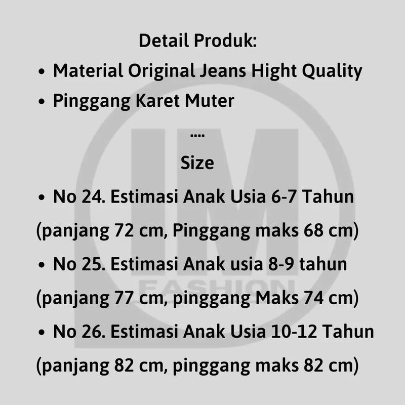 Product Introduction of celana perempuan anak cewek/kulot anak 0