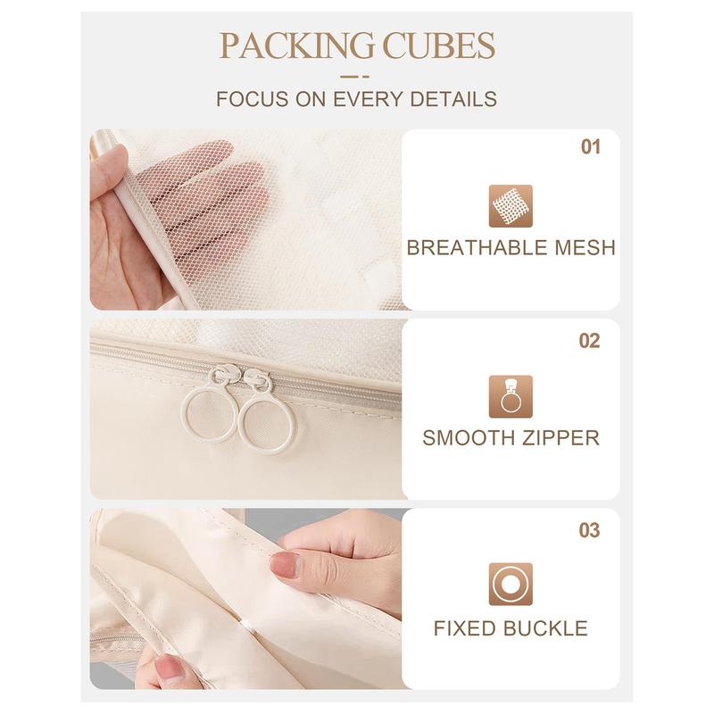 Product Introduction of 10Pcs Folding Travel Organizer Storage Bags Wardrobe Cube Suitcase Packing Set Storages Luggage Clothes Shoe Box 15
