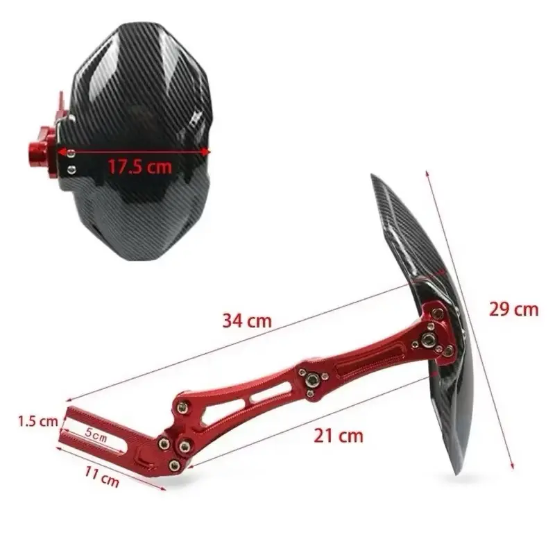 Tấm chắn bùn CNC vân carbon gắn xe điện độ hàng loại 1 6