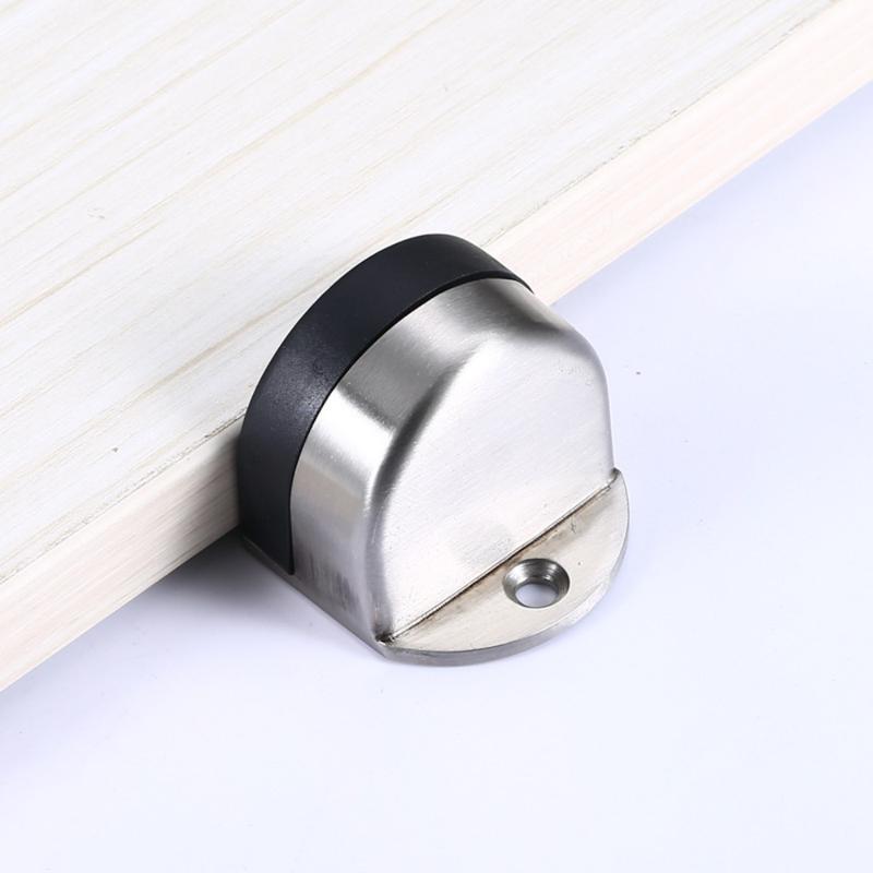 Product Introduction of New Stainless Steel Door Stopper Nail-free Anti-collision Door Suction Hardware Non Punching Door Holder Door 23