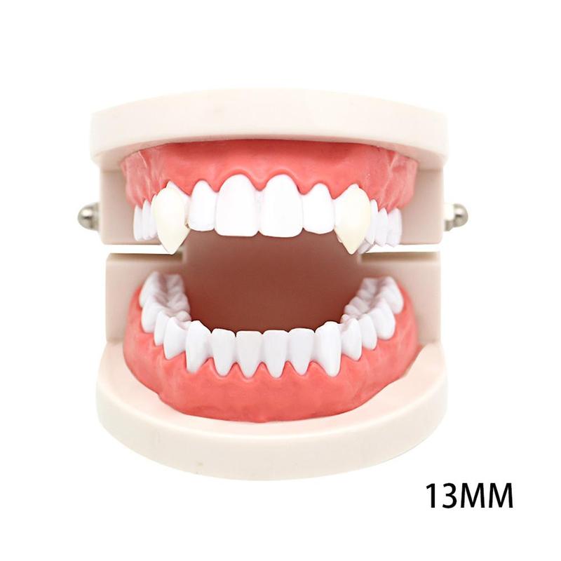 Product Introduction of Bloodcurdling Vampire Werewolves Fangs Fake Dentures Teeth Costume Halloween Fad New Party Tricky Props 23
