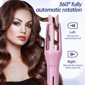 Automatic Hair Curler Fast Heating Ceramic Wand 360 Rotation Constant Curler Hair Styling Tool Comfort