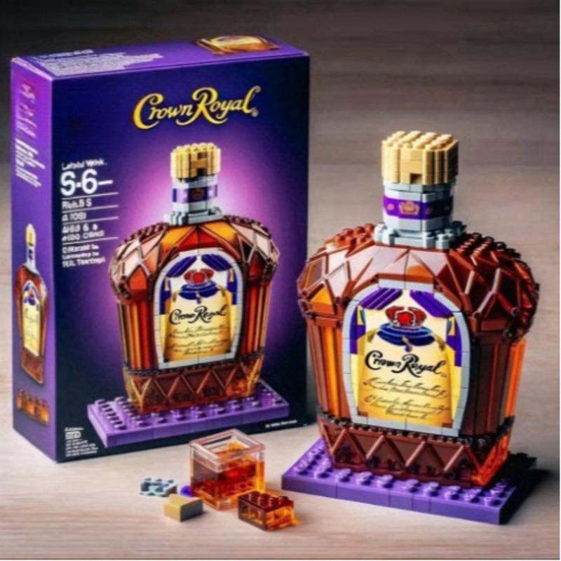 MOC Whiskey Bottle Model Creative Building Block Set Realistic - TikTok ...