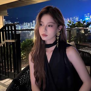 Subang Rumbai Bunga, Emas, Indah, Sesuai untuk Jamuan dan Majlis Keraian Earrings Jewelry Anting