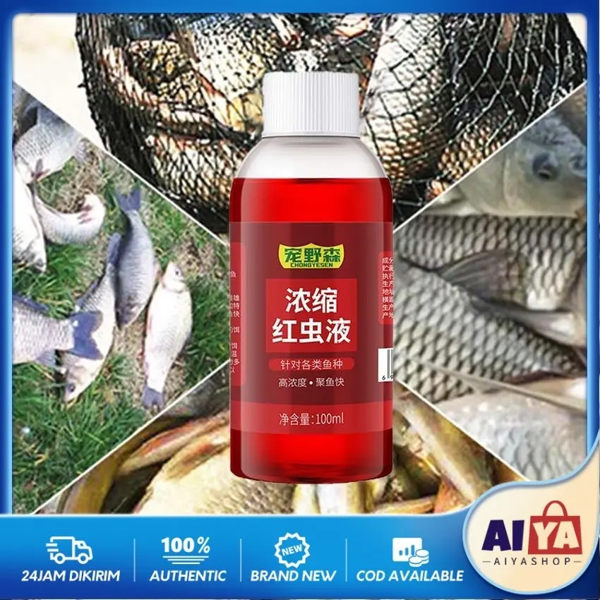100Ml Essen Esen Semua Jenis Ikan Umpan Cairan Merah Ajaib Ikan Umpan Pancing