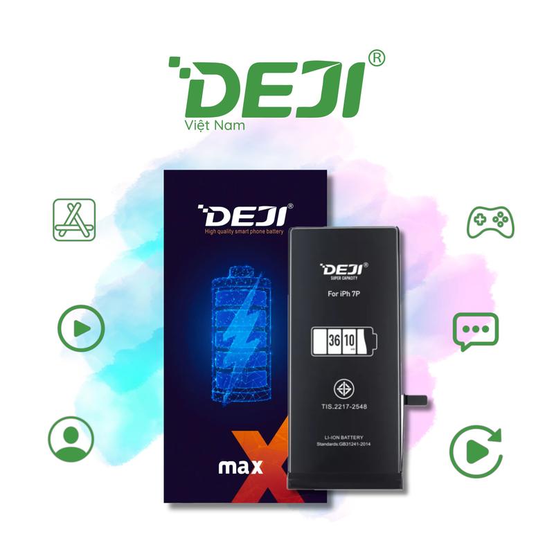 Pin Deji dành cho IP dung lượng cao và chuẩn cho IP 4 4S 5 5S 5C 5SE 6 6S 7 8 Plus X XR XS XSM 11 12 13 14 Mini Plus Pro Max SE2 SE3