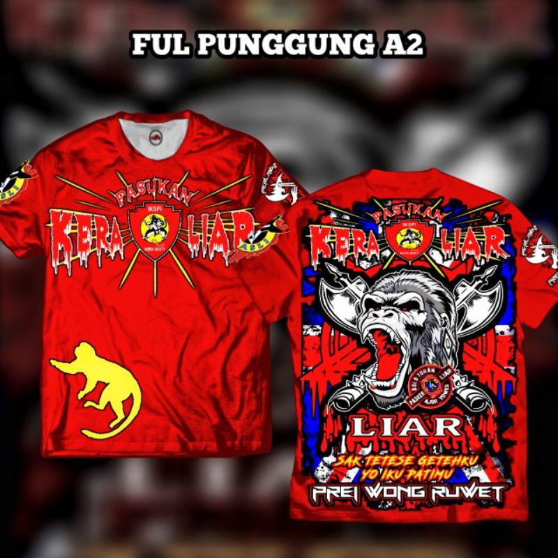 kaos pasker liar original ikspi kera sakti kaos distro disain terbaru pasker liar IKSPI Kera Sakti Ful punggung A2 2