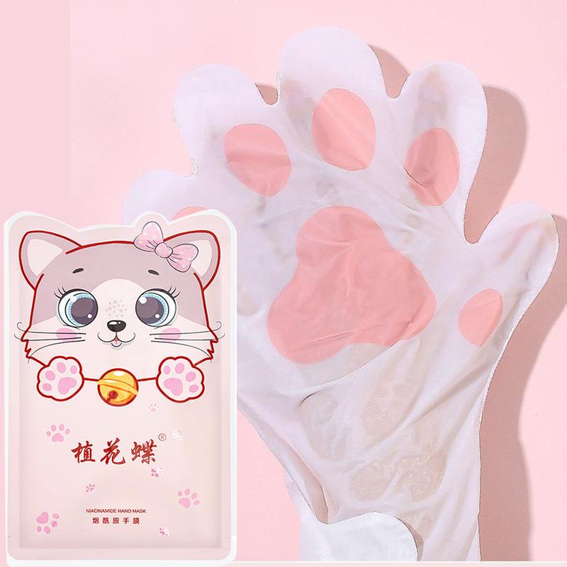 Product Introduction of [10 MIẾNG] COMBO 5 Gói Chứa 10 Miếng Mặt Nạ Dưỡng Da Tay LIFUSHA Niacinamide Hand Mask Hình Mèo Dễ Thương – Dưỡng Da Tay Sáng Mịn, Mềm Mại 5