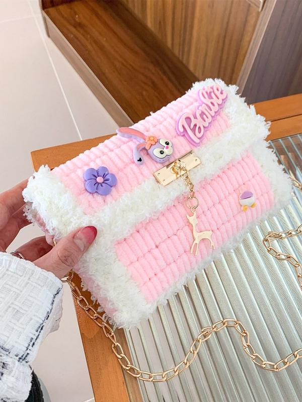 Bộ Nguyên Liệu Đan Túi - Túi Handmade - Túi Len Tự Đan DIY Stiker Phối Màu-Nguyên liệu đan túi (Có kèm hướng dẫn và hỗ trợ đến khi hoàn thành) Đeo Vai Bag Kem Nhung Đeo Chéo Nữ Canvas Ngọc