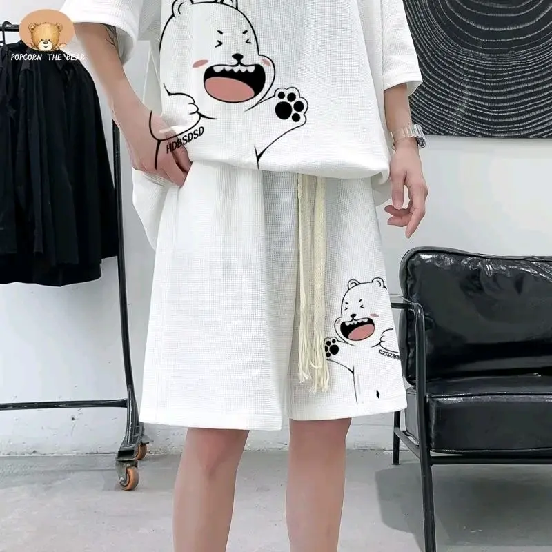 T-shirt setelan kekinian terbaru Pria KAOS NEW TREND,NEW ARRIVAL KEKINIAN,KAOS +CELANA FASHION NEW ARRIVAL BARU MODEL FASHION SET Hitam Katun 2