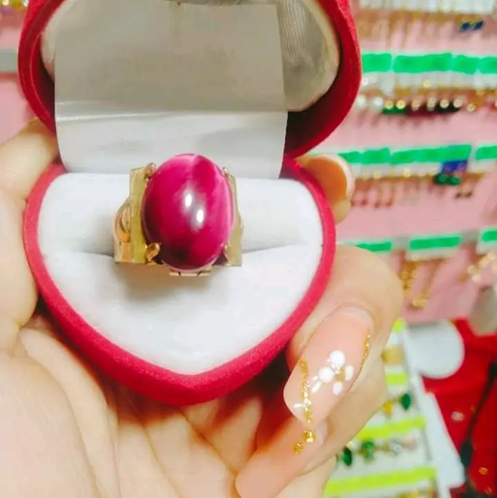 nhẫn đá tím