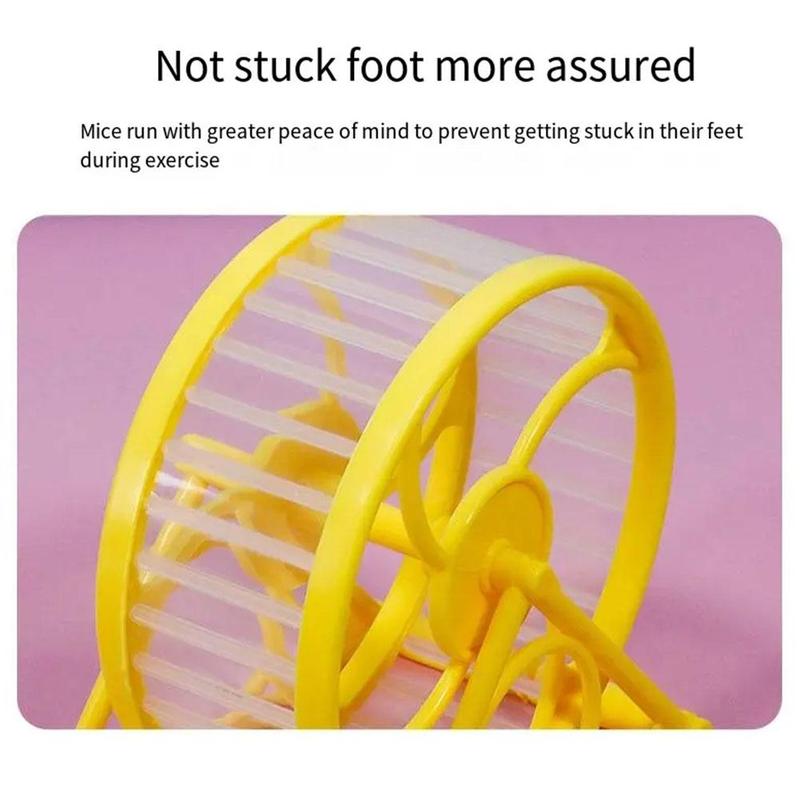 Product Introduction of 1pc Hamster Non-snagging Running Wheel Hamster Silent Relief Running Hamster Stress Wheel Toy Z3C7 26