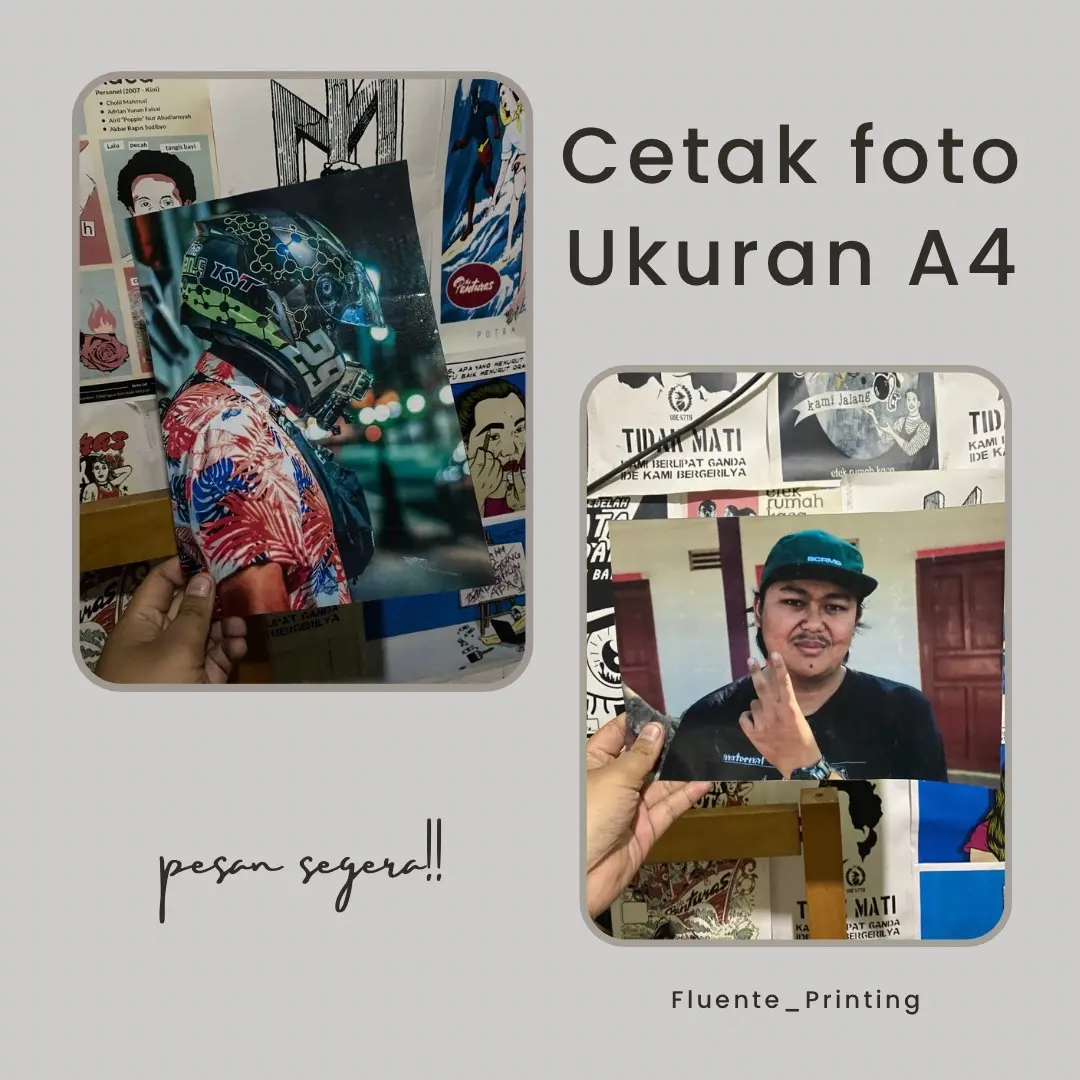 Cetak foto ukuran A4