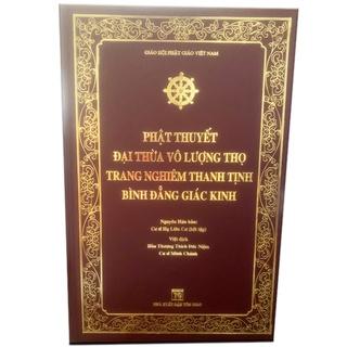Sách - Phật Thuyết Đại Thừa Vô Lượng Thọ Trang Nghiêm Thanh Tịnh Bình Đẳng Giác Kinh ( Bìa Cứng khổ Lớn ) - [Sáng tạo trẻ]