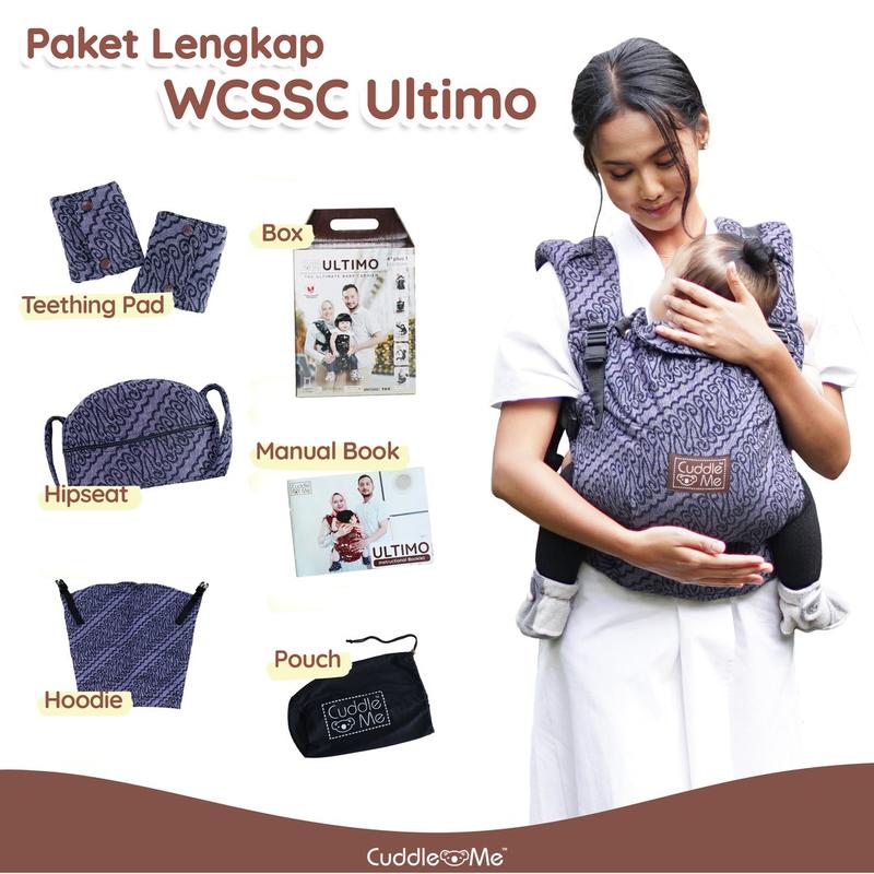 Product Introduction of WCSSC Ultimo Cuddleme gendongan depan bayi Gendong Hipseat 27