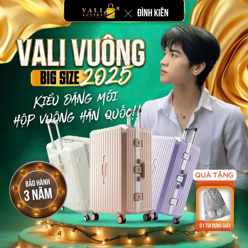 T&T94Vali khung nhôm hàng loại 1 phun sơn tĩnh điện thiết kế ngăn khoá kéo, có ngăn đồ ướt, khay đựng cốc (Bản nâng cấp không chìa khoá) - Bảo Hành 5 Năm Nam times  travel hộp đựng cứng nhẹ 0