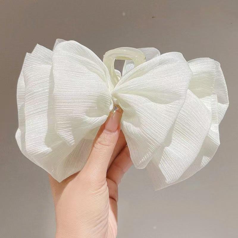 Kẹp Tóc Mùa Hè, Phong Cách Hàn Quốc, Thiết Kế Đơn Giản, Màu Đen, Cỡ Lớn, Kẹp Tóc Và Băng Đô, Thời Trang Nữ Women đính đá cho mẹ 7