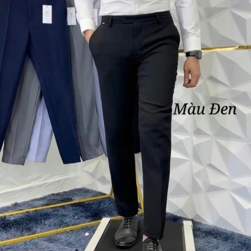 Quần âu nam quần tây nam from dáng hàn quốc chất vải dầy dặn chống nhăn chống xù sang trọng trẻ trung lịch sự 5 màu cơ bản