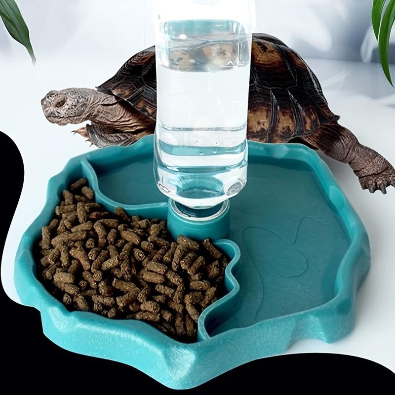 Kombo Pengumpan dan Mangkuk Air Reptilia,1pc,Hidangan PVC Pengisian ...