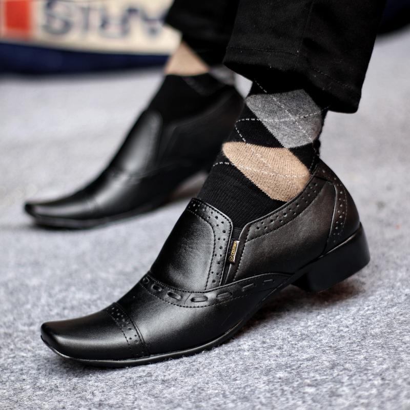 (TIKTOK SHOP) SEPATU PUTIH PANTOFEL KULIT ASLI CEVANY OPEK ORIGINAL KERJA PERAWAT KANTOR MURAH COWOK FORMAL PESTA PANTOPEL RESMI DINAS 6