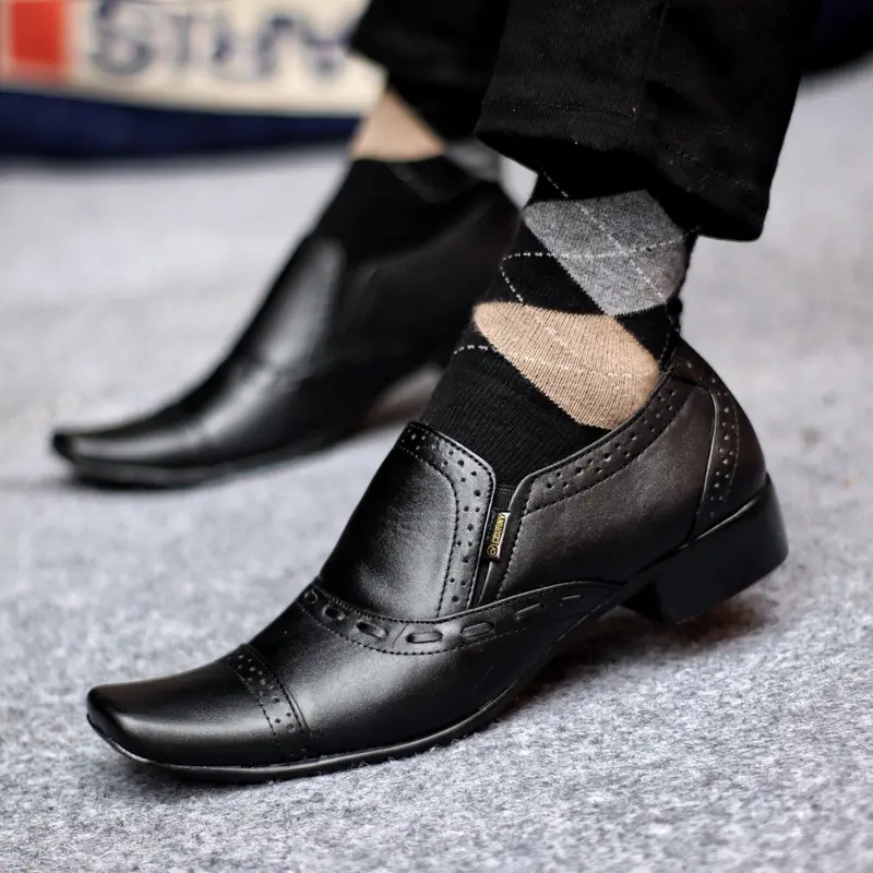 (TIKTOK SHOP) SEPATU PUTIH PANTOFEL KULIT ASLI CEVANY OPEK ORIGINAL KERJA PERAWAT KANTOR MURAH COWOK FORMAL PESTA PANTOPEL RESMI DINAS 6