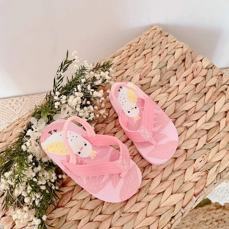 Dép Kẹp, Dép Xỏ Ngón Cho Bé Trai Bé Gái Đế Có Rãnh Chống Trơn Trượt Tốt DXN 3