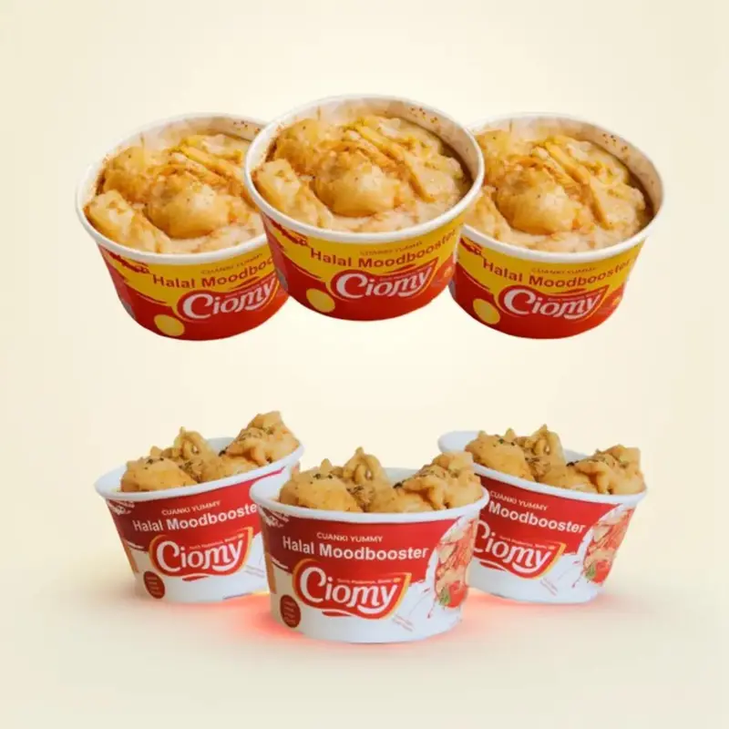 Ciomy Cuanki Yummy Makanan Viral KAI Kereta Api Non MSG Rasa Cheese Spicy & Chicken Spicy 0