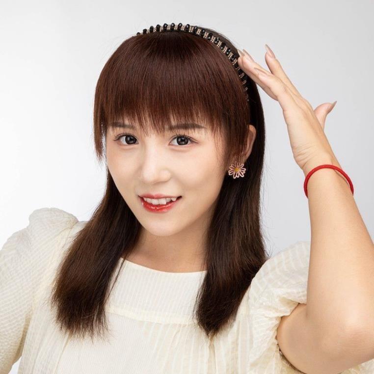Bờm mái bằng trung niên Bờm tóc giả trung niên cao cấp Tóc giả trẻ đẹp trung niên S04MA13 1